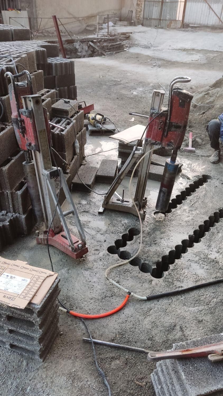 برش بتن کرگیری کرگیر گردبر سوراخکاری بتن|خدمات پیشه و مهارت|تهران, استاد معین|دیوار