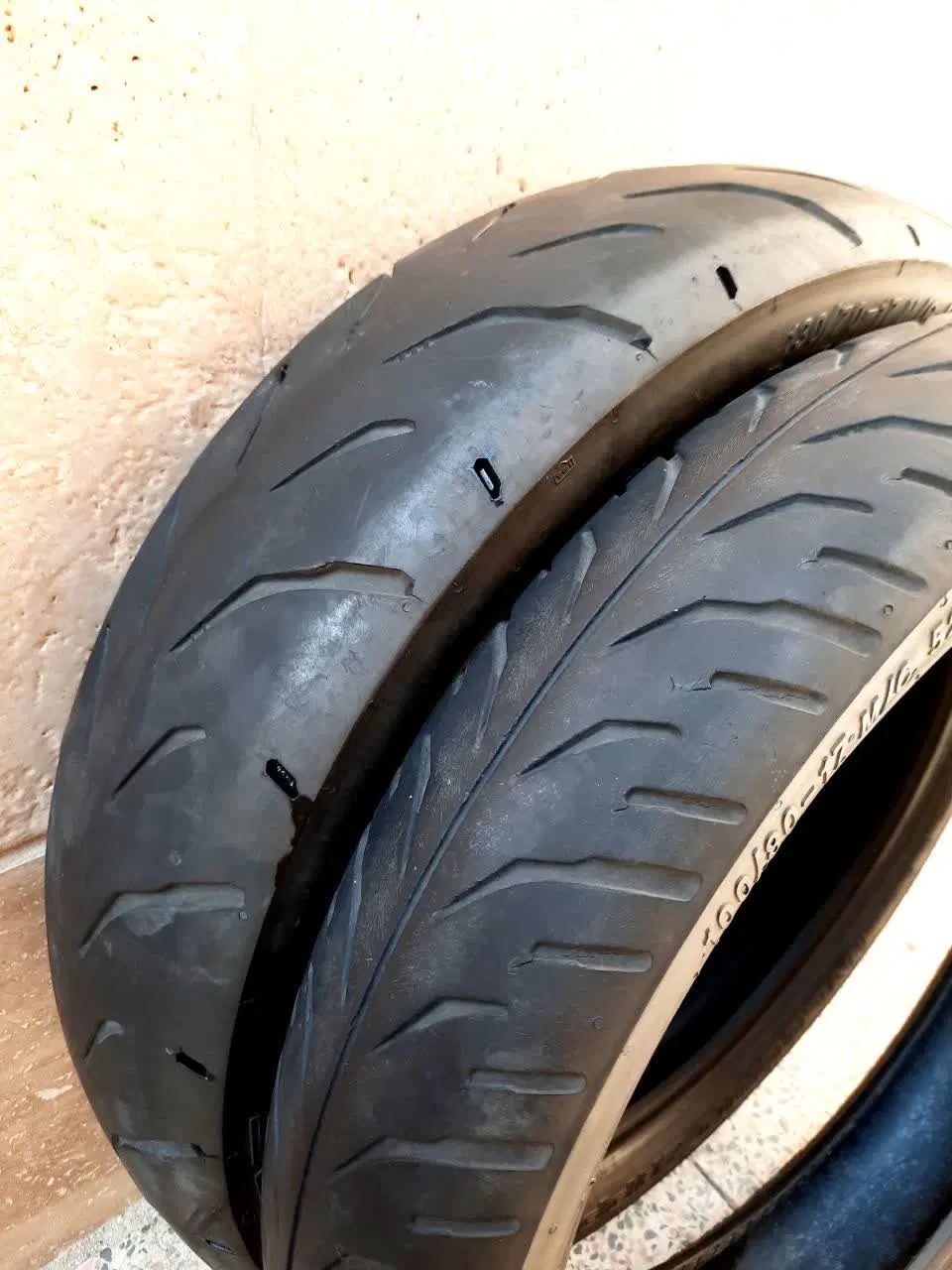 لاستیک موتور سیکلت برند MRF هند ان اس ۲۰۰ ، بنلی|قطعات یدکی و لوازم جانبی|تهران, جیحون|دیوار