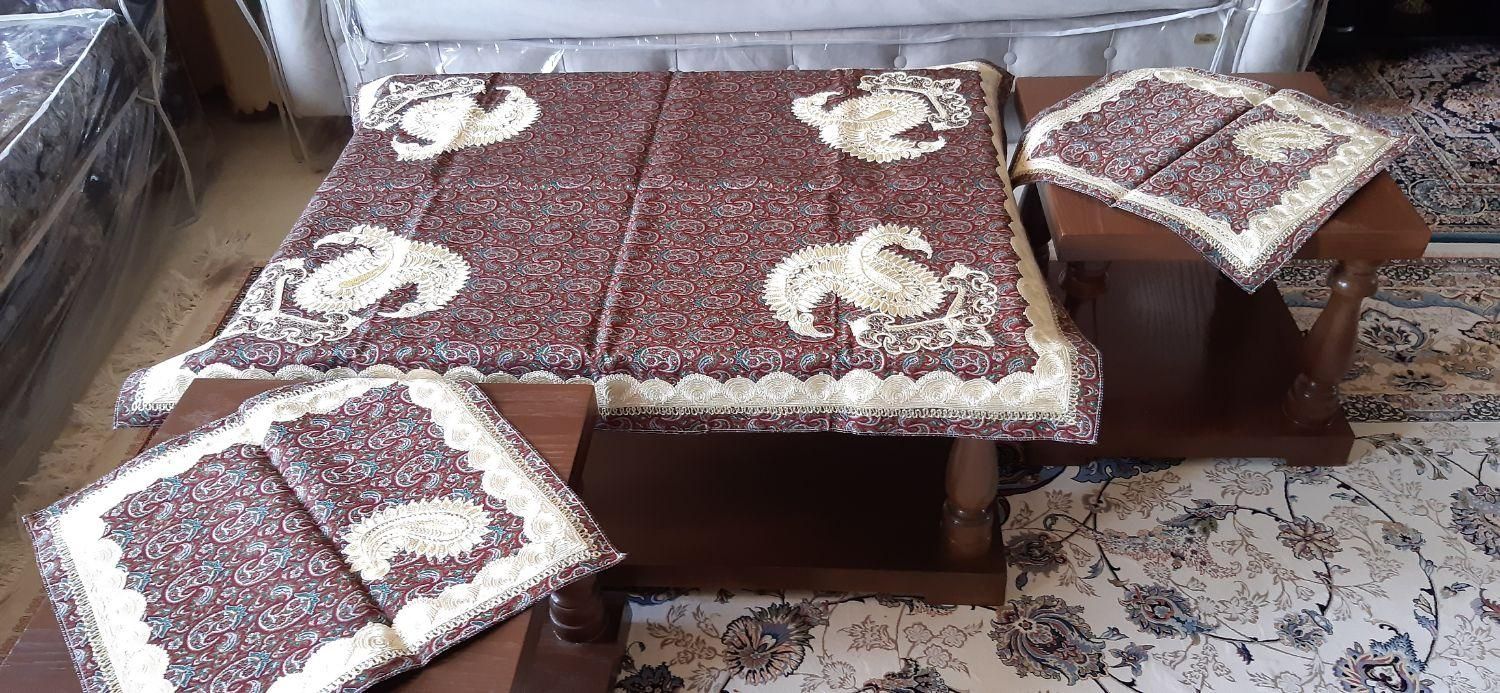 رومیزی  طرح ترمه ۷تیکه(۳/۰۰۰/۰۰۰ تومان)|پرده، رانر، رومیزی|اصفهان, بهارستان|دیوار