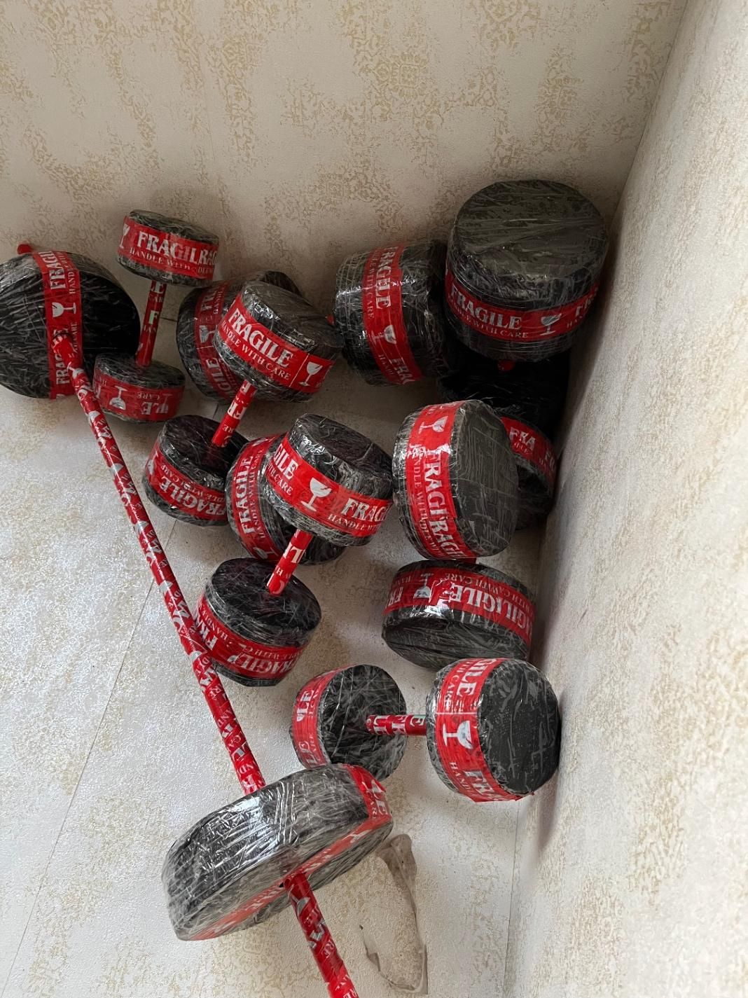 دمبل بدنسازی بتنی ، میله و صفحه هالتر(وسایل ورزشی)|تجهیزات ورزشی|اصفهان, امیرعرب|دیوار