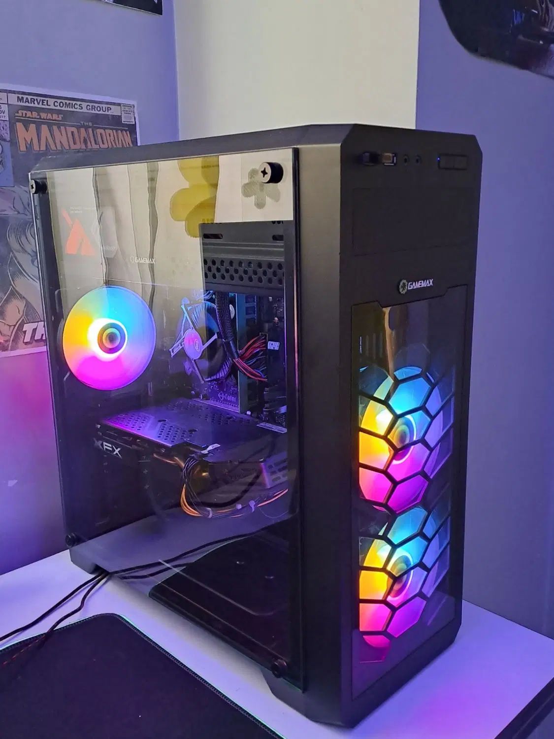 pc کیس گیمینگ پک اقتصادی کامپیوتر و مانیتور|رایانه رومیزی|اندیشه, اندیشه فاز ۱|دیوار
