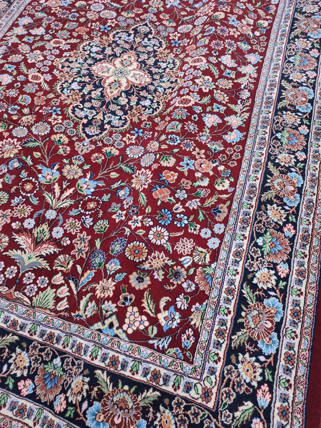 جفت 6متری طرح افشان با رنگبندی خاص|فرش|کاشمر, |دیوار
