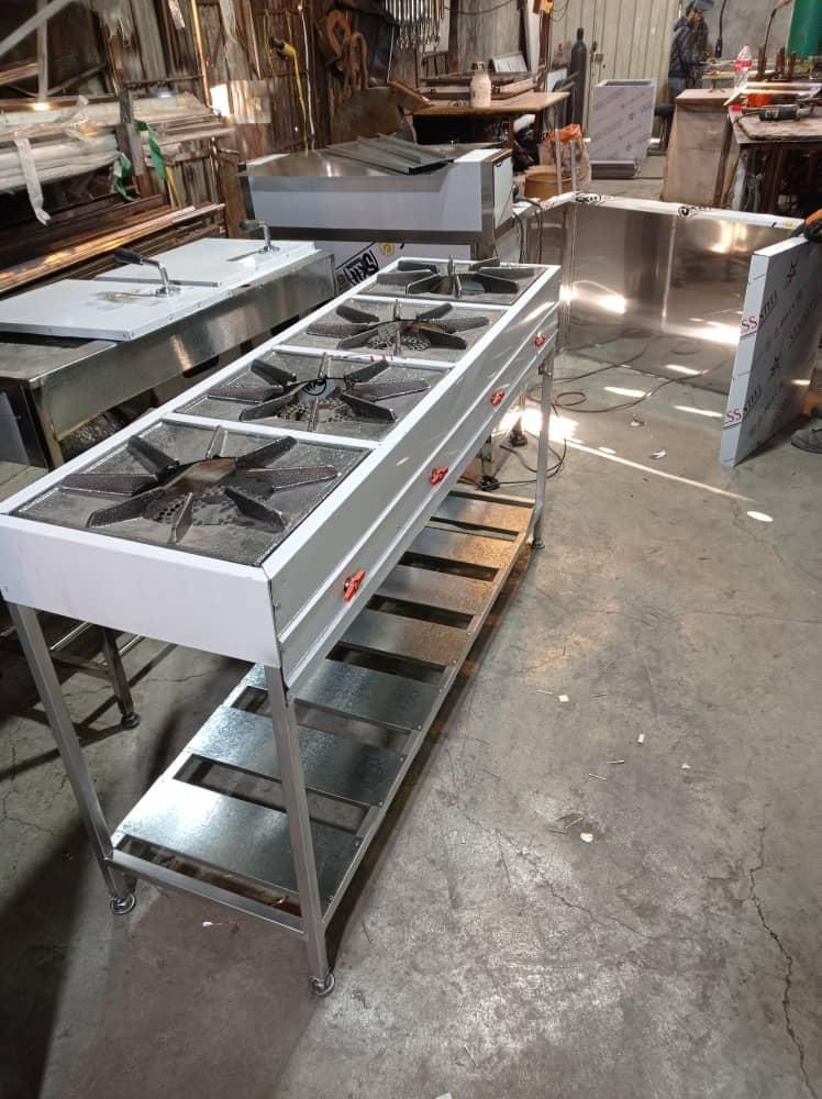 اجاق گاز صنعتی خطی خورشت کته پلو پز دمکن برنج املت|کافی‌شاپ و رستوران|تهران, نازی‌آباد|دیوار