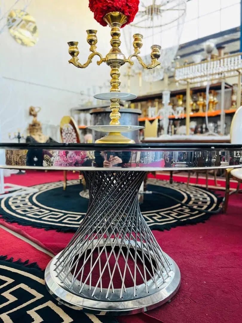 میز/لوستربی نظیر/ظروف میوه شیرینی تالار/رژا|عمده‌فروشی|کرج, شهرک بنفشه|دیوار