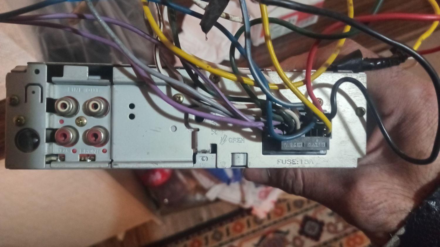 رادیو کاست و  رادیو سی دی پلییر jvc|صوتی و تصویری|اصفهان, دهنو|دیوار