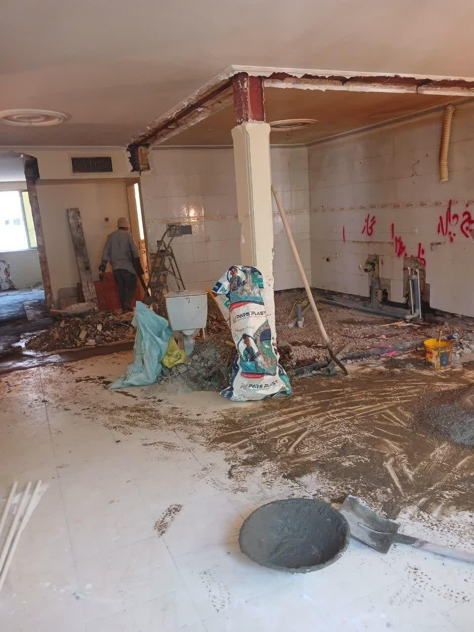 تخریب کار منصف ساختمان وداخلی  ولوله کش  صفر تا صد|خدمات پیشه و مهارت|تهران, پاسداران|دیوار