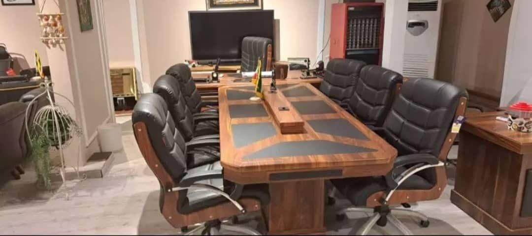 مبلمان اداری شایسته میز کنفرانس صندلی چرخدارکانتر|دفتر کار|تهران, نعمت‌آباد|دیوار