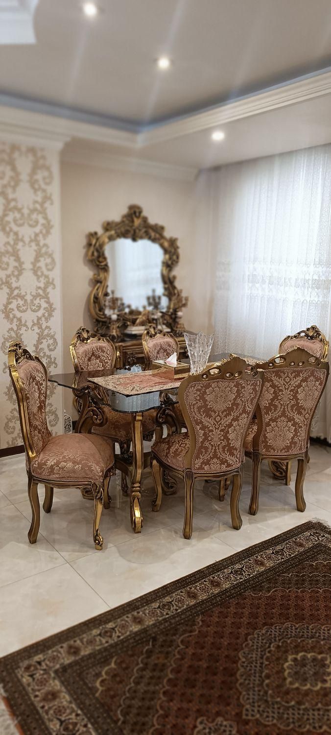 فروش مبل استیل،میز ناهار خوری،آینه کنسول،ویترین|مبلمان خانگی و میز عسلی|تهران, شهر‌زیبا|دیوار