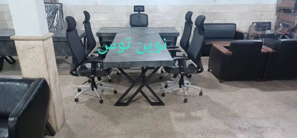 مبل اداری نیم ست چرمی فروشگاهی|مبلمان اداری|مشهد, هدایت|دیوار