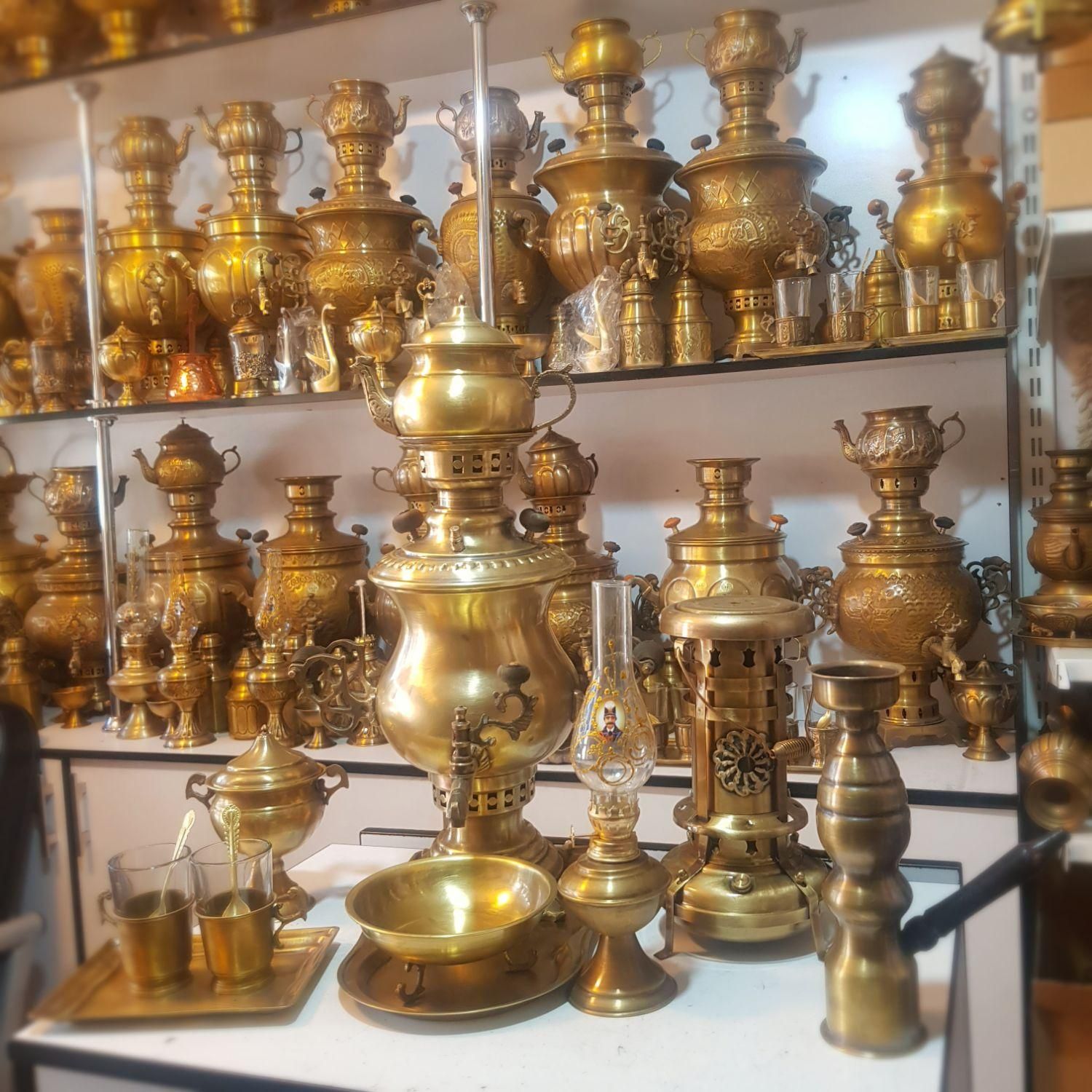 صنایع ساخت laaeu سماور ذغالی برنجی مسی گازی زغالی|صنایع دستی و سایر لوازم تزئینی|اصفهان, دستگرده|دیوار