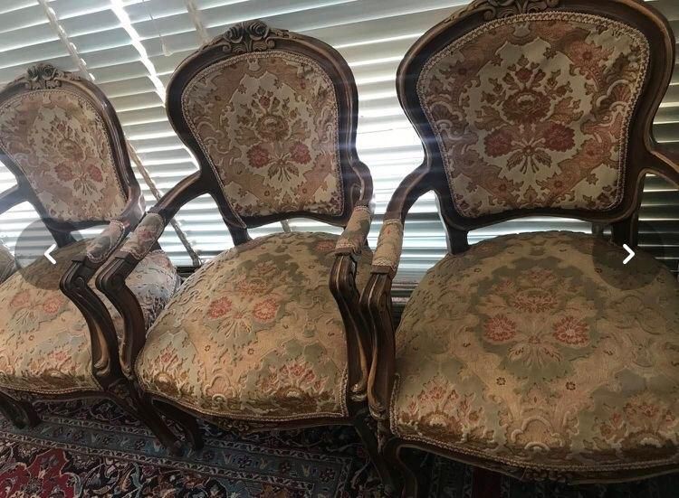 مبل استیل ۷ نفره همراه ۱۲ صندلی غذاخوری استیل|مبلمان خانگی و میز عسلی|اصفهان, مسجد مصلی|دیوار