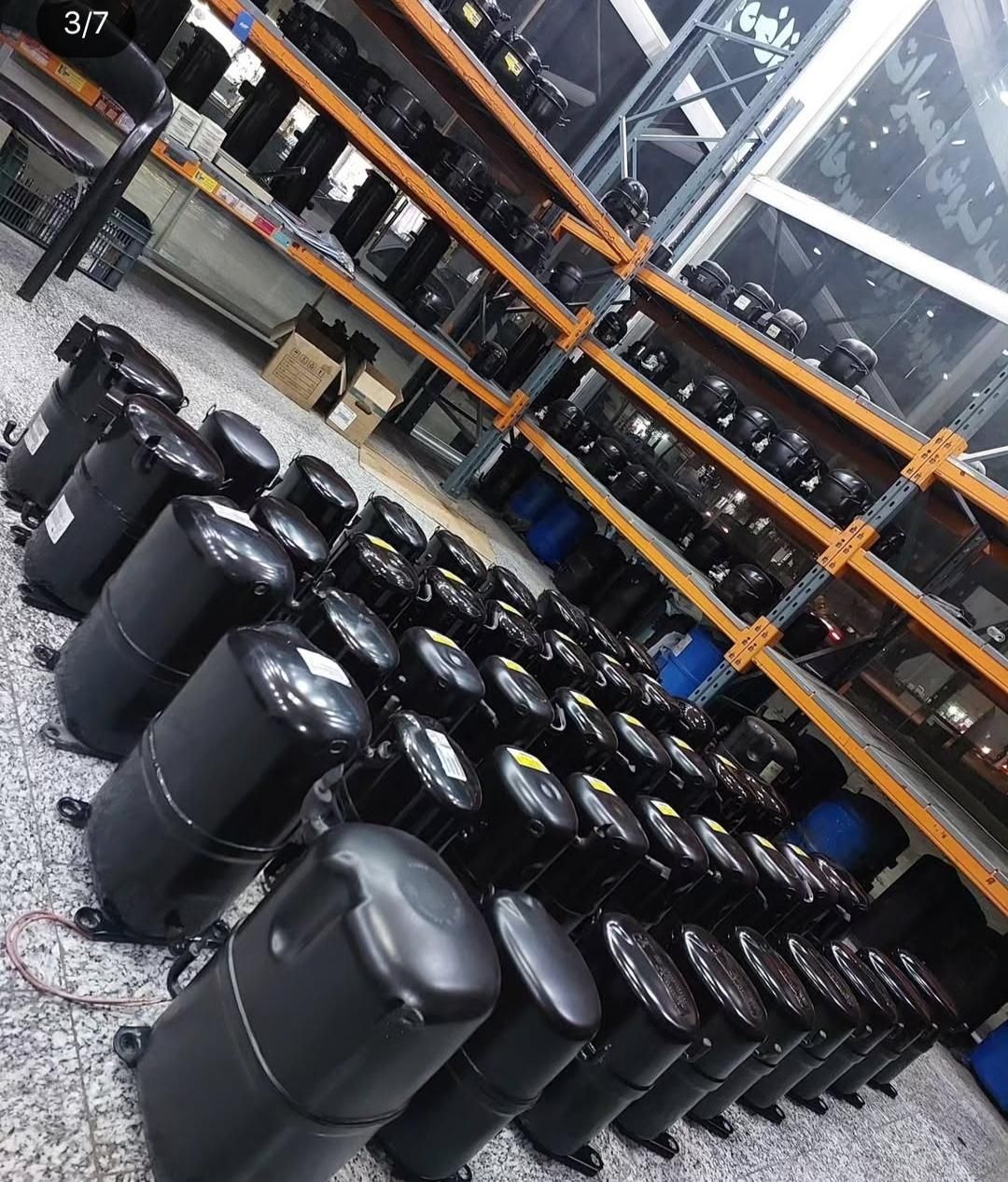 کمپرسور موتور کولر گازی کولرگازی داکت کارکرده و نو|کولر گازی و فن‌کوئل|تهران, افسریه شمالی|دیوار