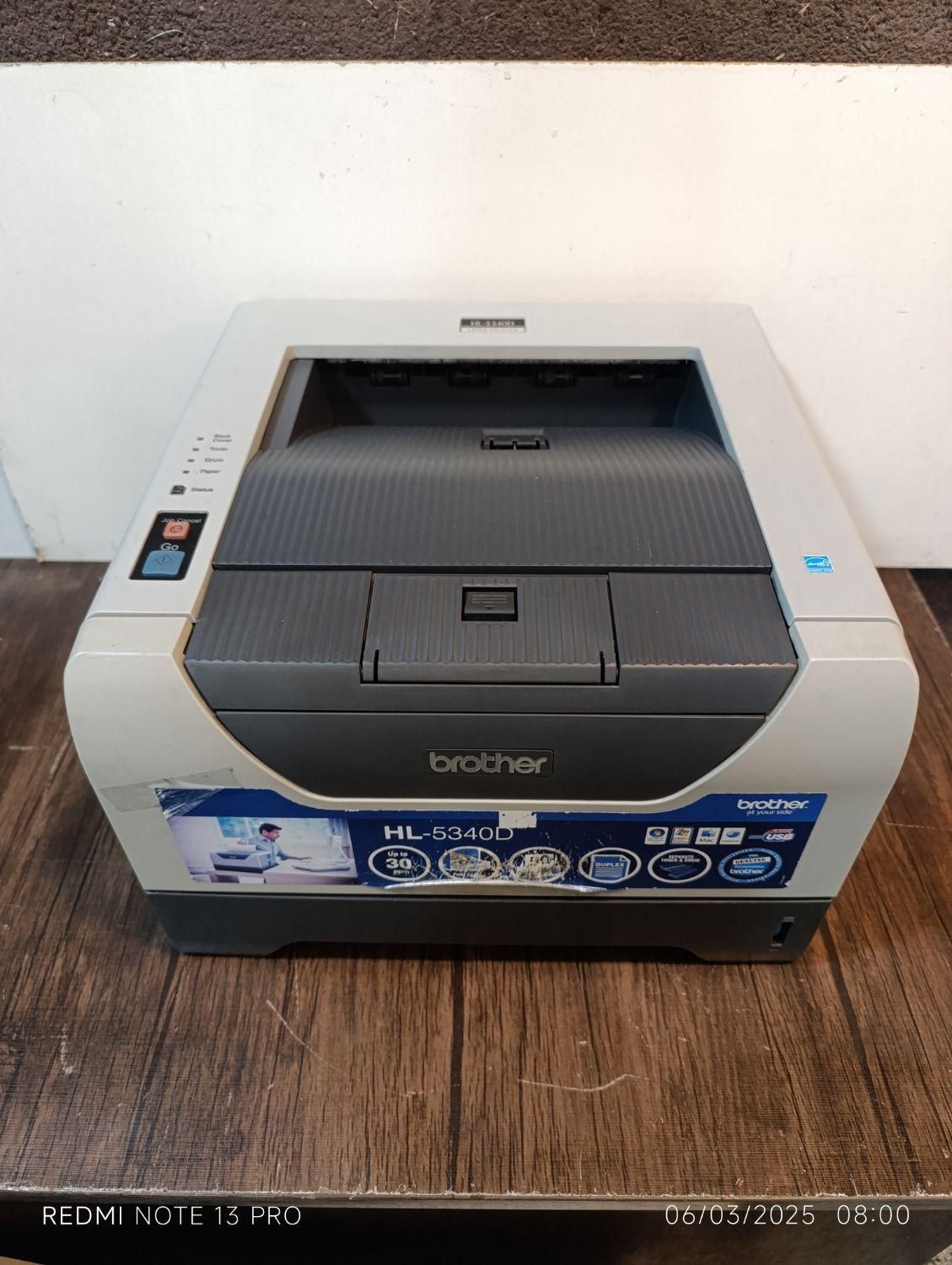 پرینتر لیزری پشت و روزن brother 5340D|پرینتر، اسکنر، کپی، فکس|تهران, بهار|دیوار