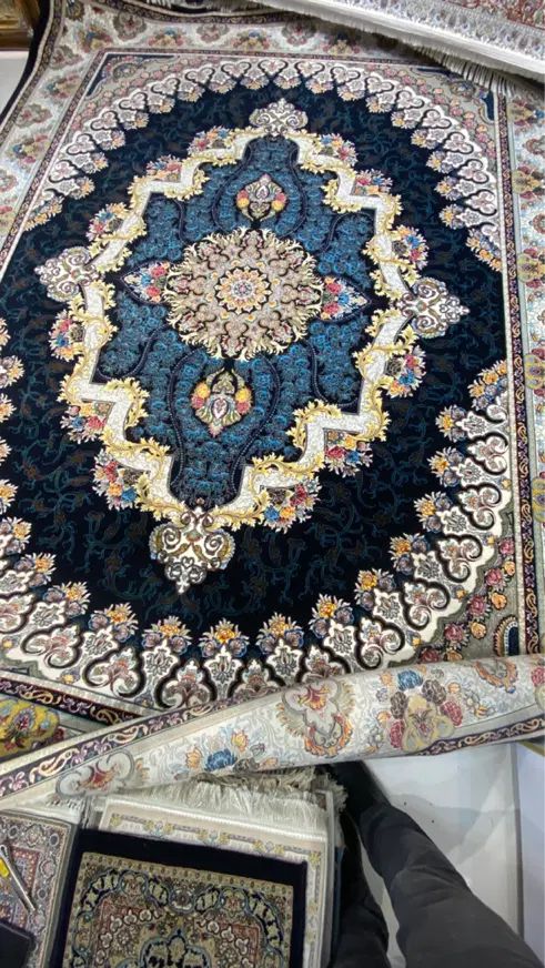 جفت۱۲متری ۷۰۰شانه تراکم۲۵۵۰تمام نخ نو|فرش|تهران, بهاران|دیوار