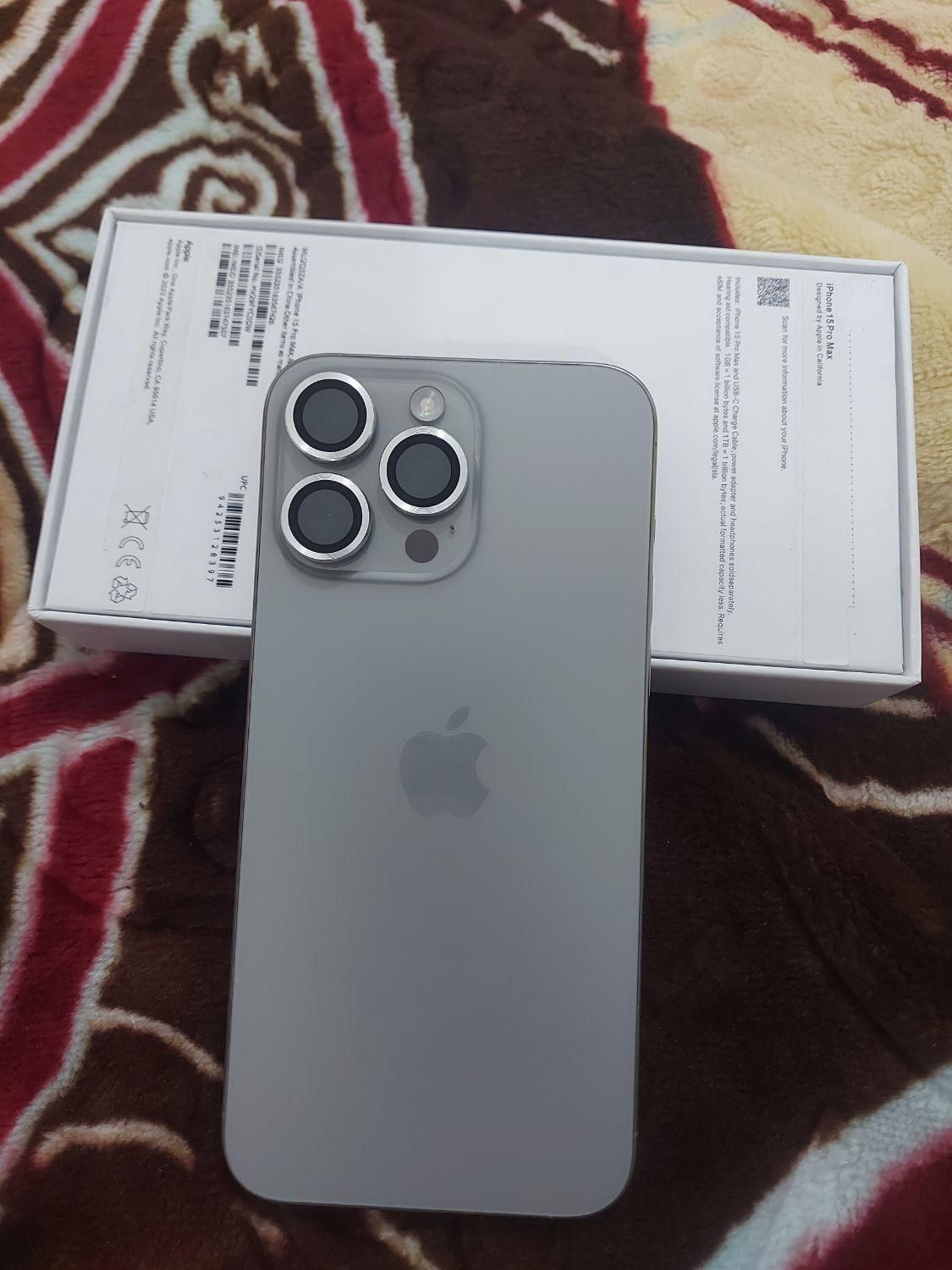 اپل iPhone 15 Pro Max با حافظهٔ ۲۵۶ گیگابایت|موبایل|دوگنبدان, |دیوار
