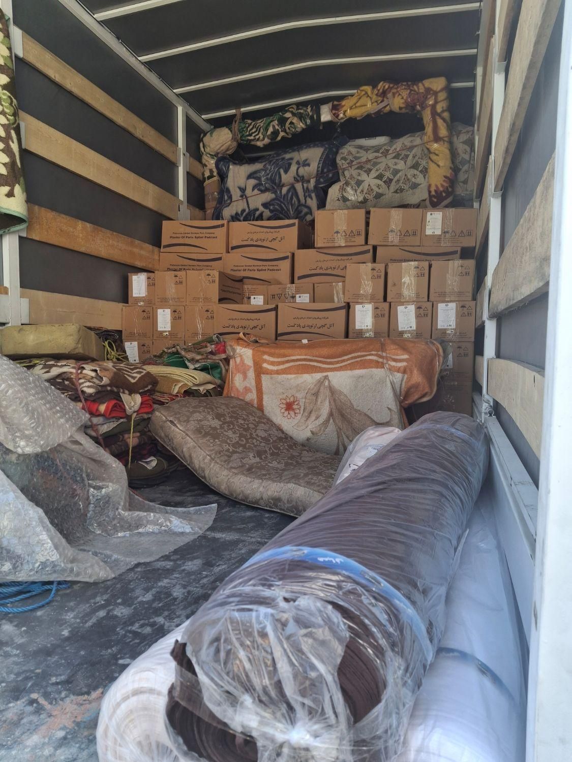 خاور مسقف 6ونیم متری با ۱۲۰پتو ((حمل مبل ))|خدمات حمل و نقل|مراغه, |دیوار