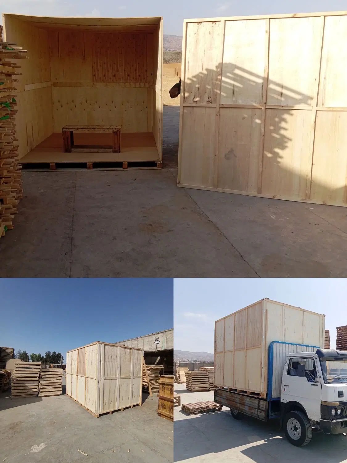 صندوق جعبه چوبی پالت چوبی  پلاستیکی ساخت  باکس box|عمده‌فروشی|خاوران, |دیوار