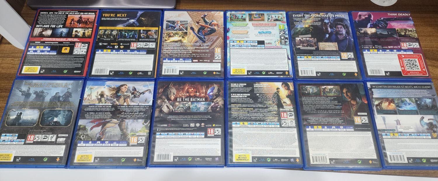 12 دیسک عنوان بازی PS4|کنسول، بازی ویدئویی و آنلاین|اهواز, گلستان|دیوار