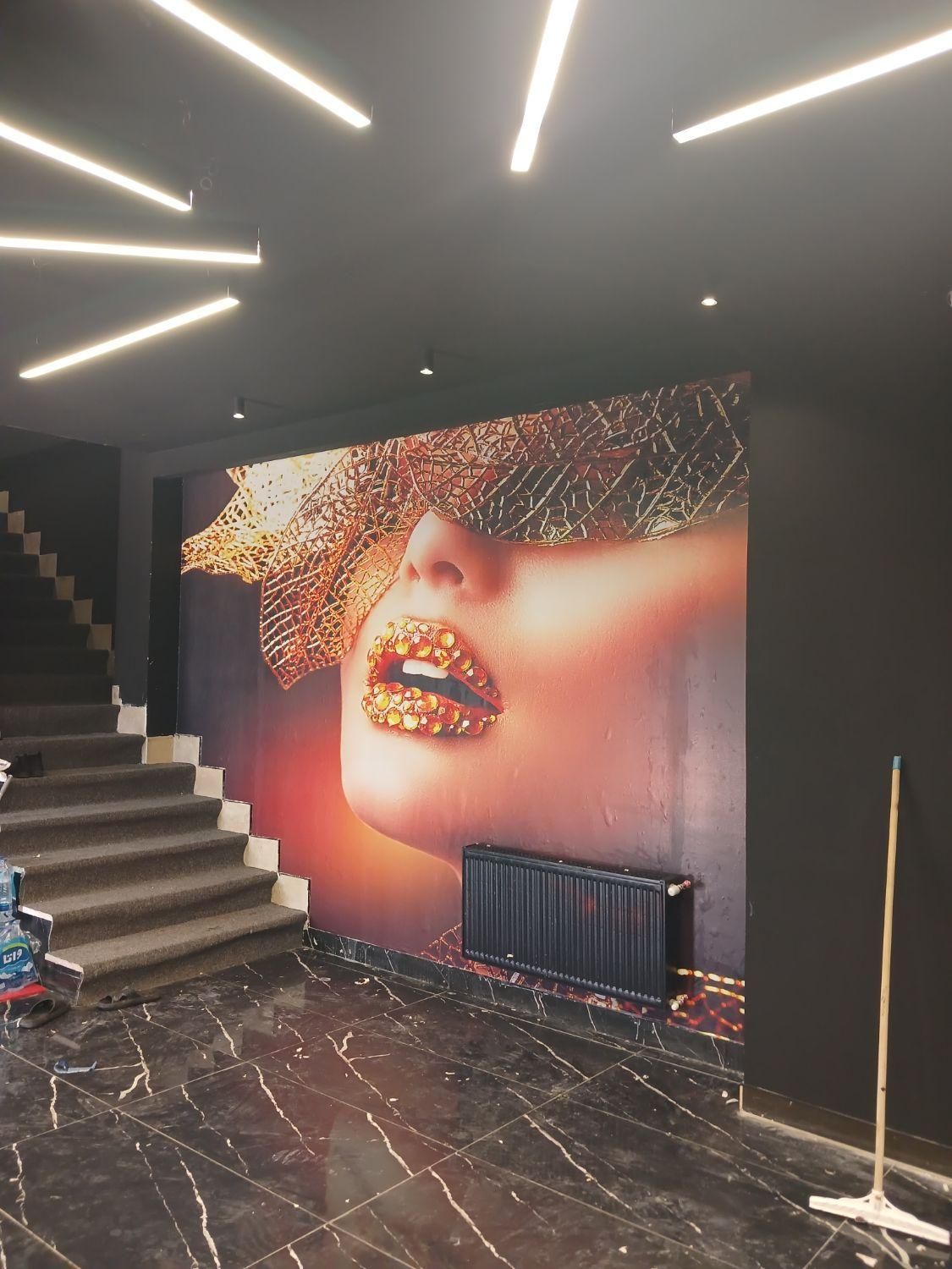 نصاب کاغذ دیواری اینه کاری|خدمات پیشه و مهارت|اردبیل, |دیوار