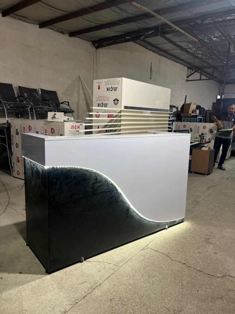 کانتر لابی مبلمان اداری صندلی میز مدیریت کنفرانس|دفتر کار|هشتگرد, |دیوار