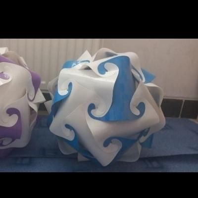 لوستر شب خابی رنگ آبی موجوده|لوستر و چراغ آویز|درگهان, |دیوار