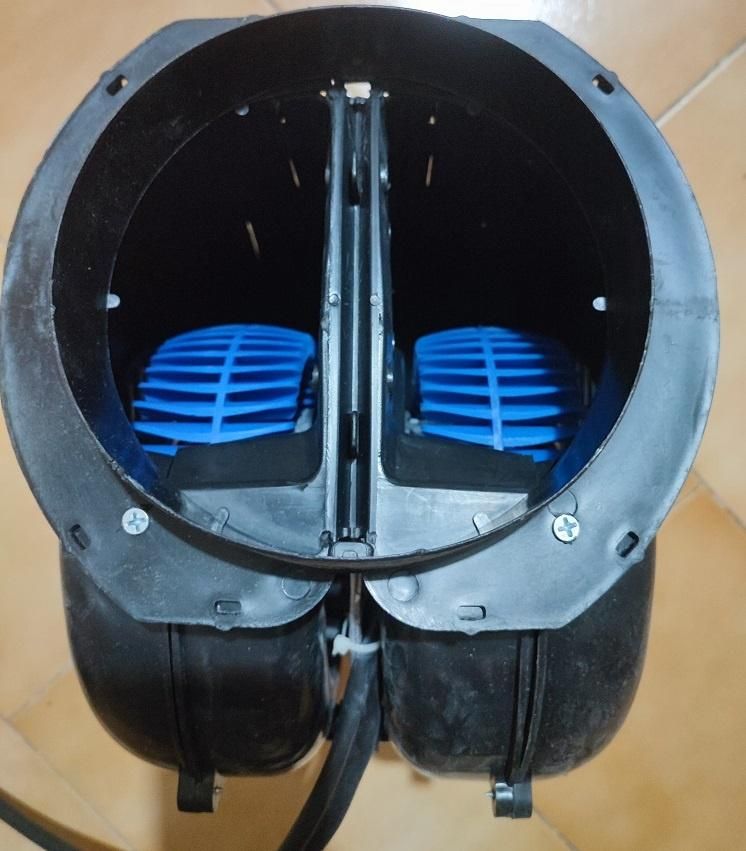 فن حلزونی بلبرینگی با پروانه نسوز|پنکه و تصفیهکنندهٔ هوا|شیراز, کوی قضات|دیوار