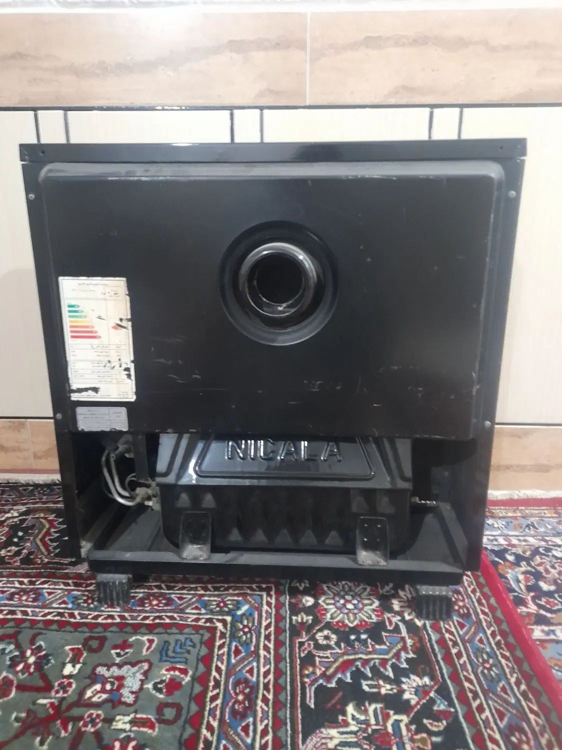 بخاری گازی دودکش نیک کالا مدل مریم در حد نو هستش|بخاری، هیتر، شومینه|اهواز, عین ۲|دیوار