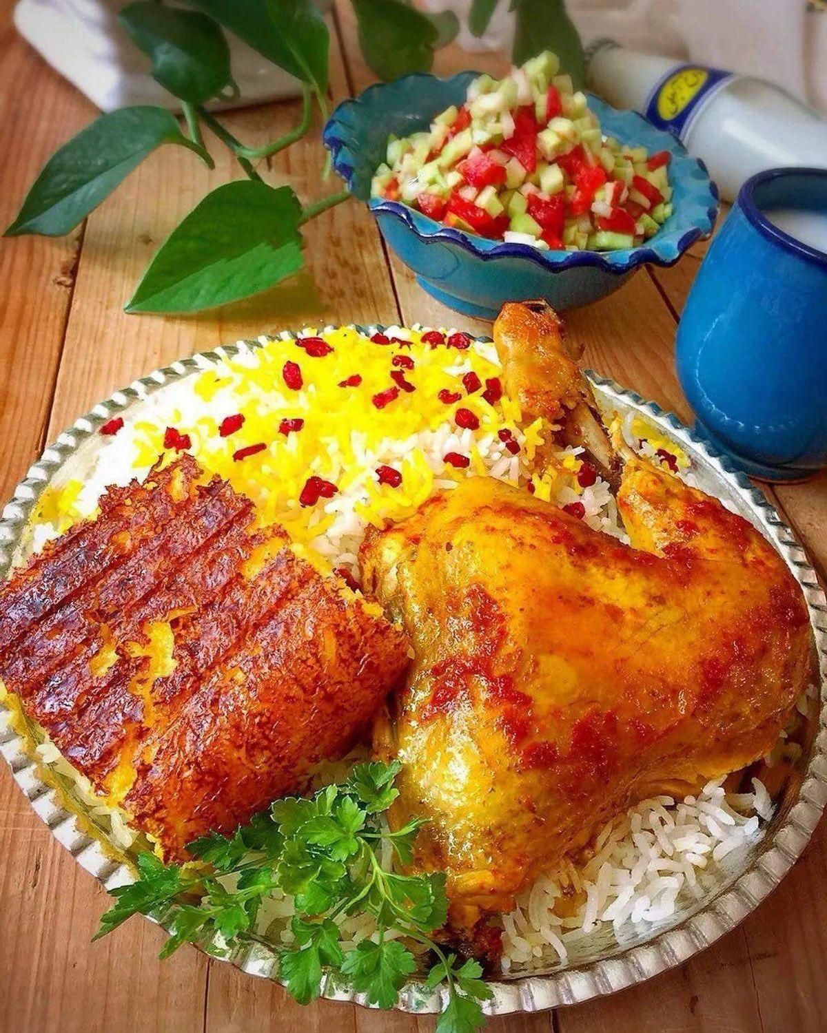 زرشک پلو با مرغ+مخلفات|خوردنی و آشامیدنی|شیراز, بعثت|دیوار