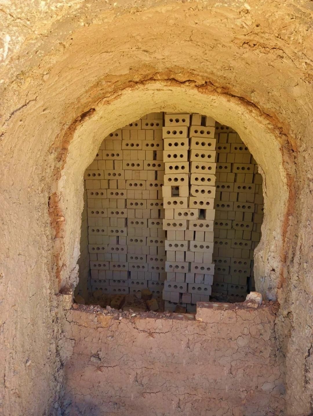 اجر سه سوراخ زرد/اجرسه گل/آجر فشاری ۳ سوراخ|عمدهفروشی|بافت, |دیوار