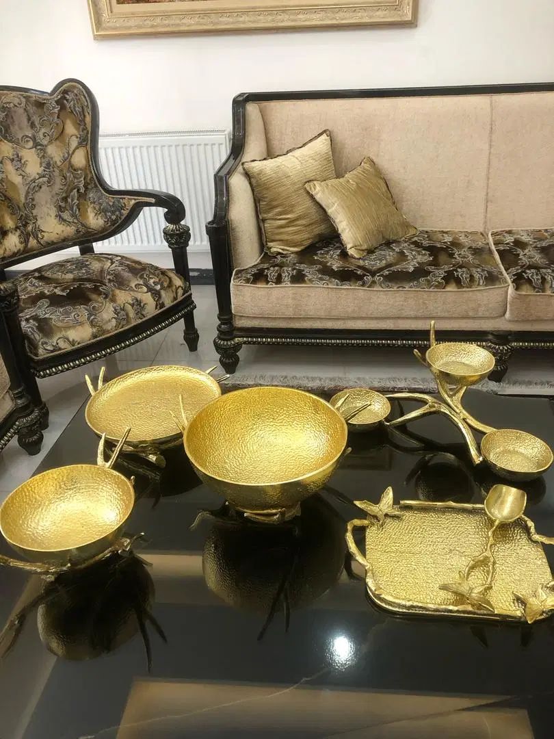 ظروف آلومینیومی طلایی (جای تخفیف هم داره)|ظروف سرو و پذیرایی|تهران, آبشار تهران (دریاچه)|دیوار