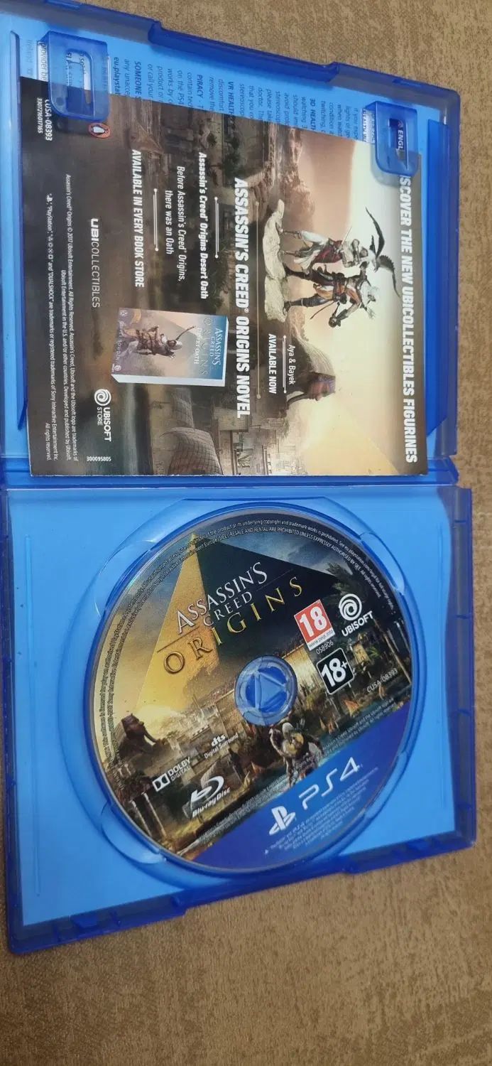 Assaaains creed origins دیسک بازی ps4|کنسول، بازی ویدئویی و آنلاین|رشت, انصاری|دیوار