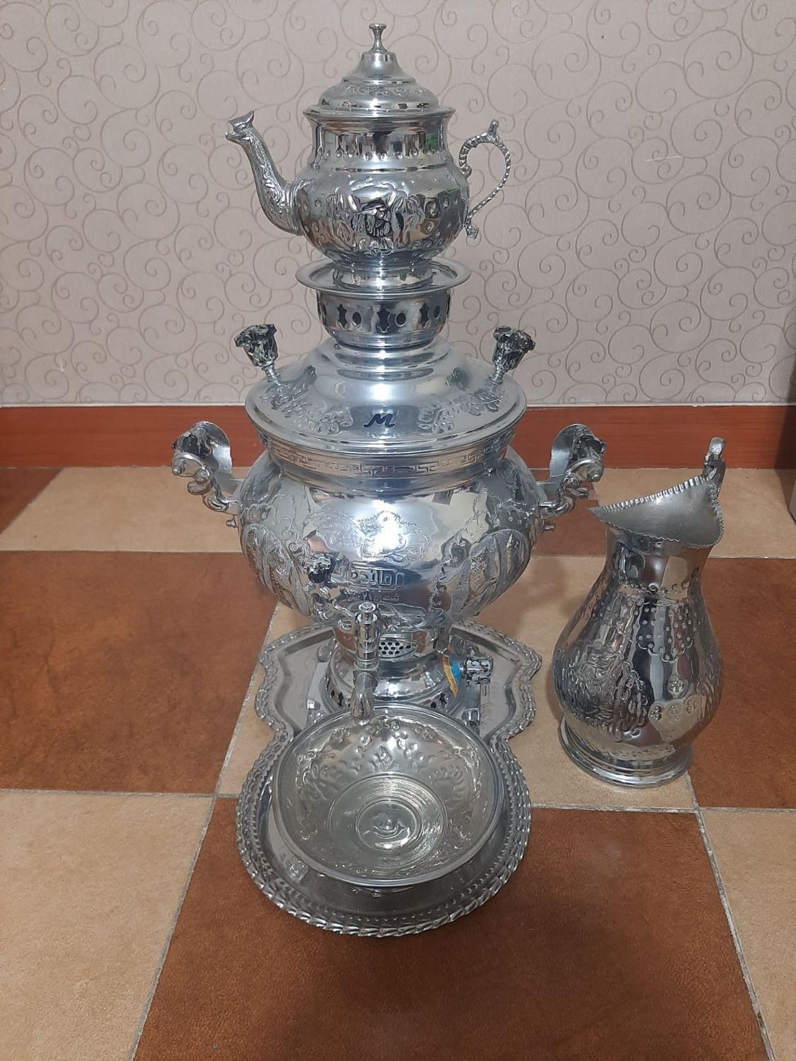 سماور گازی نو|سماور، چای‌ساز، قهوه‌ساز|قرچک, |دیوار