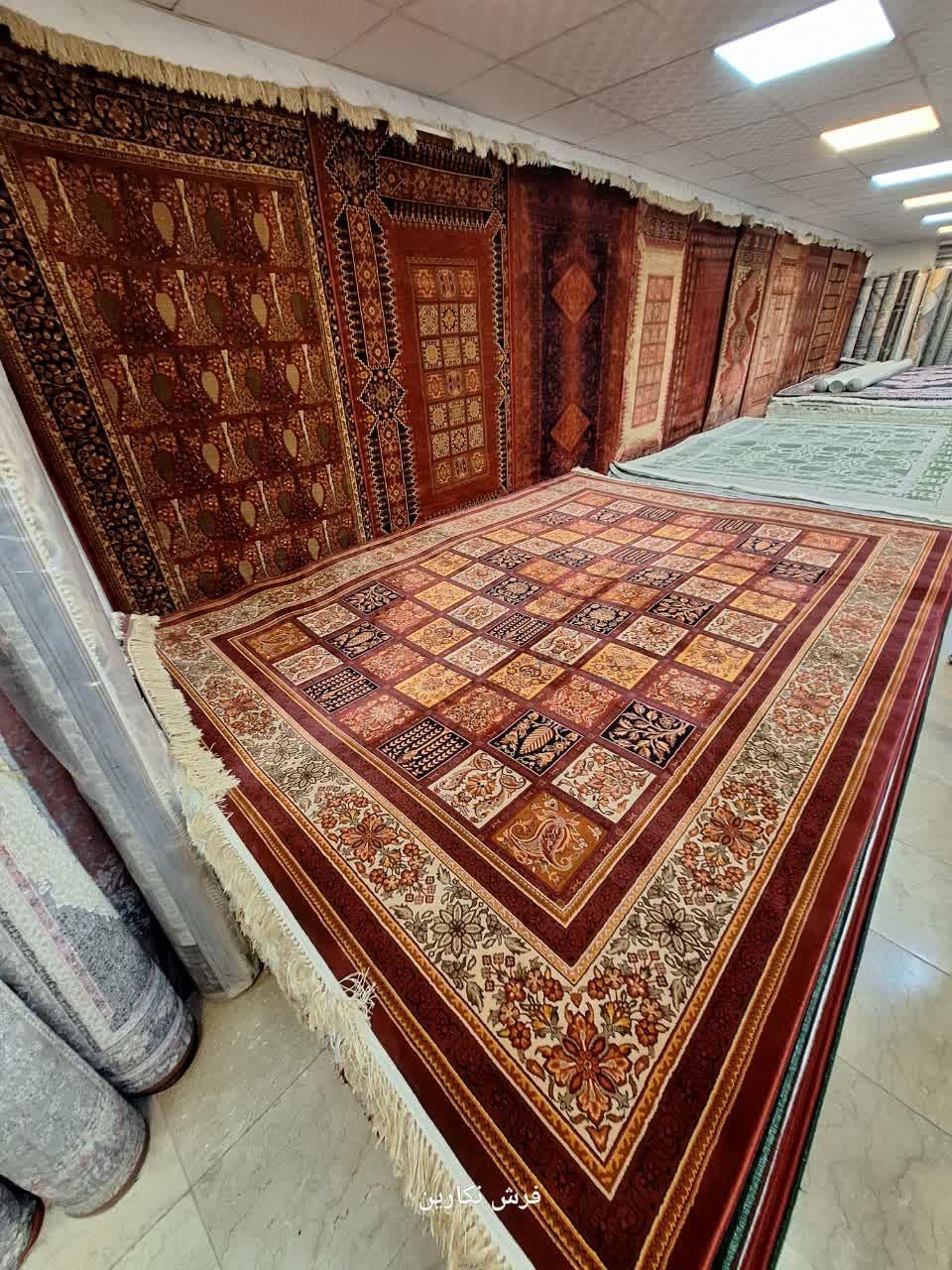 فرش درختی تبریز ۱۲ متری ۷۰۰ شانه میکرو فیلامنت|فرش|مشهد, امیر|دیوار