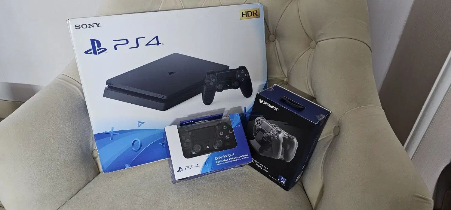 ps4 slim 500gb ریجن 2106A jet black|کنسول، بازی ویدئویی و آنلاین|تهران, یاخجی آباد|دیوار