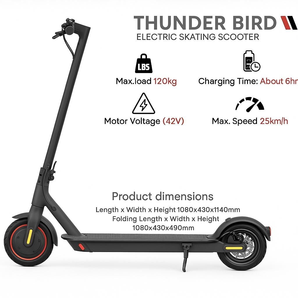 اسکیت اسکوتر Thunderbird II|دوچرخه، اسکیت، اسکوتر|قشم, |دیوار