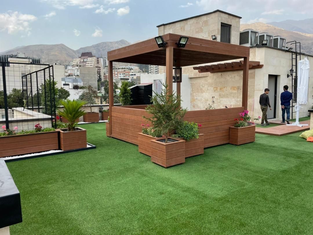 طراحی واجرای تخصصی روف گاردن وآلاچیق|مصالح و تجهیزات ساختمان|رشت, فرودگاه سردار جنگل رشت|دیوار