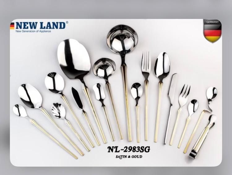 سرویس قاشق و چنگال نیولند|ظروف سرو و پذیرایی|اهواز, زیتون کارمندی|دیوار