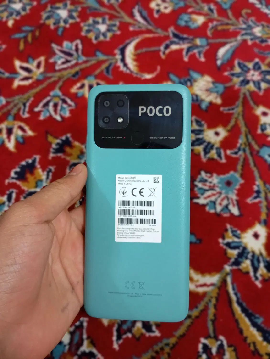 پوکو C40 تمیز کم کار بدون خط و خش دارای کارتون|موبایل|سمنان, |دیوار
