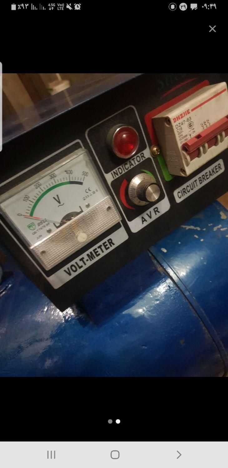 ژنراتور ۳ فاز ۷.۵ کاوا|ماشینآلات صنعتی|قائن, |دیوار