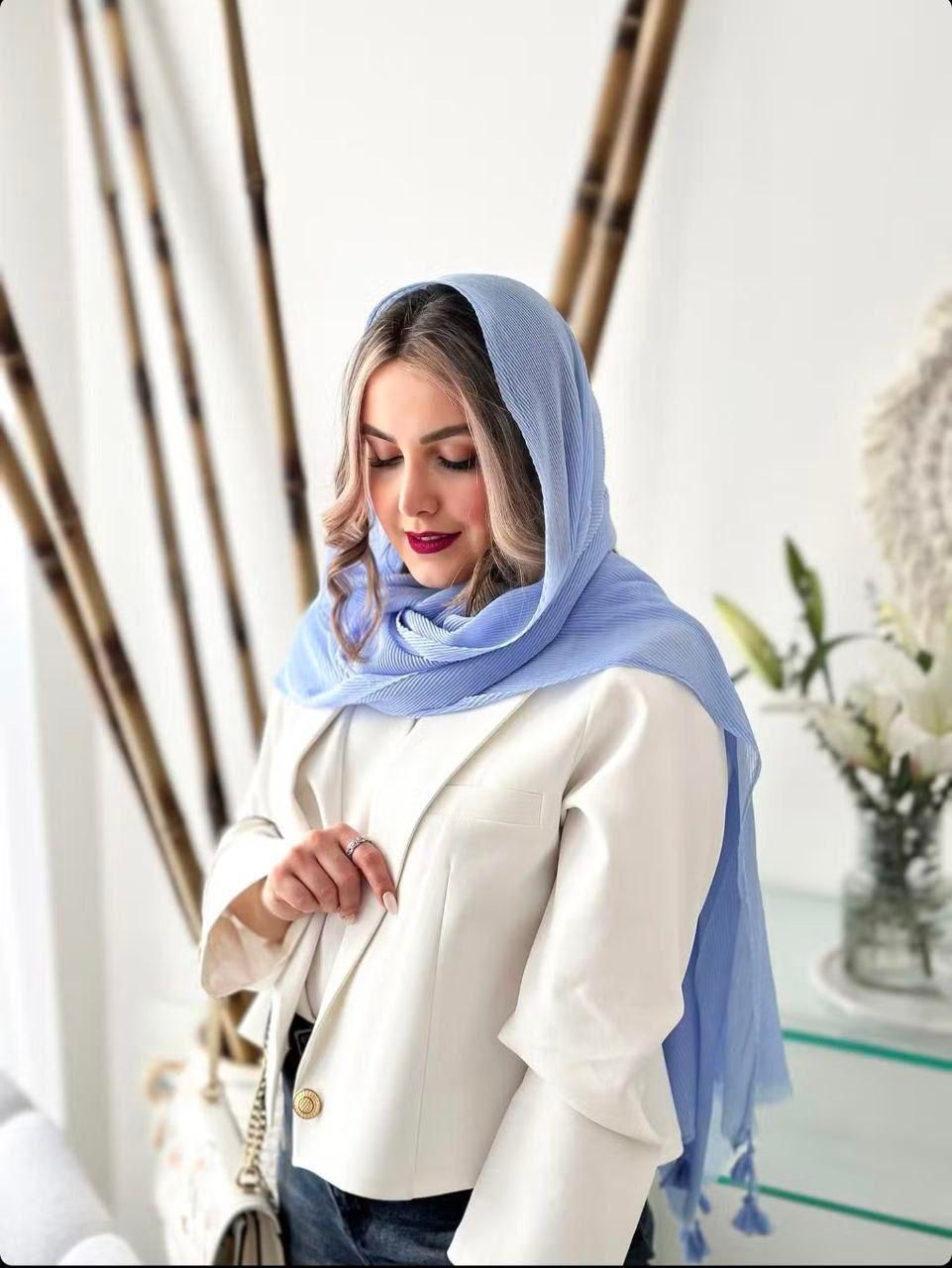 شال پلیسه تیغ ماهی وارداتی|لباس|اصفهان, جاوان|دیوار