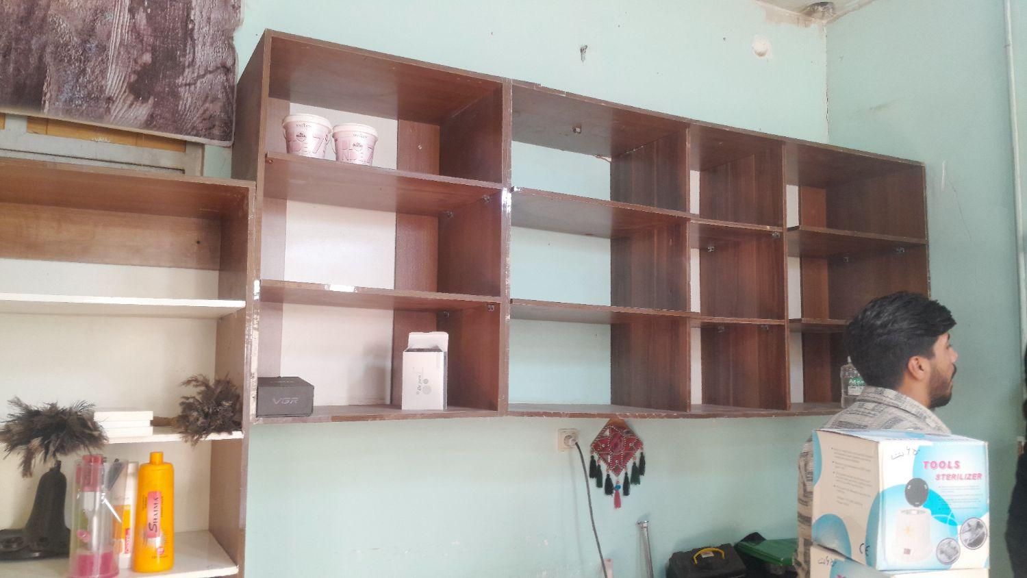 ام دی اف دکور|کتابخانه، شلف، قفسه‌های دیواری|نیشابور, شهرک اندیشه|دیوار