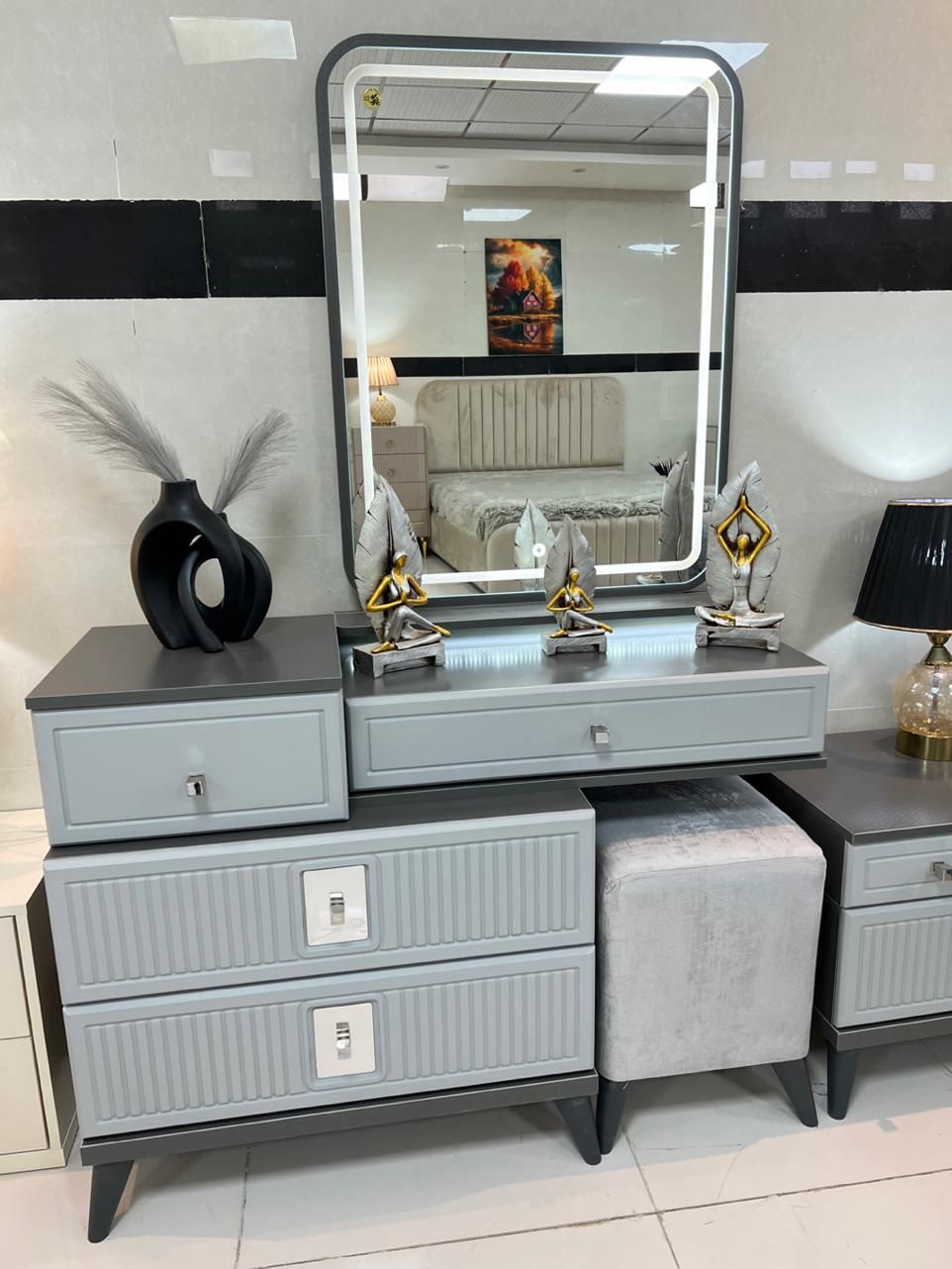 سرویس خواب نورا با کشو وباکس دوطرفه-سرای آرا|تخت و سرویس خواب|یزد, |دیوار