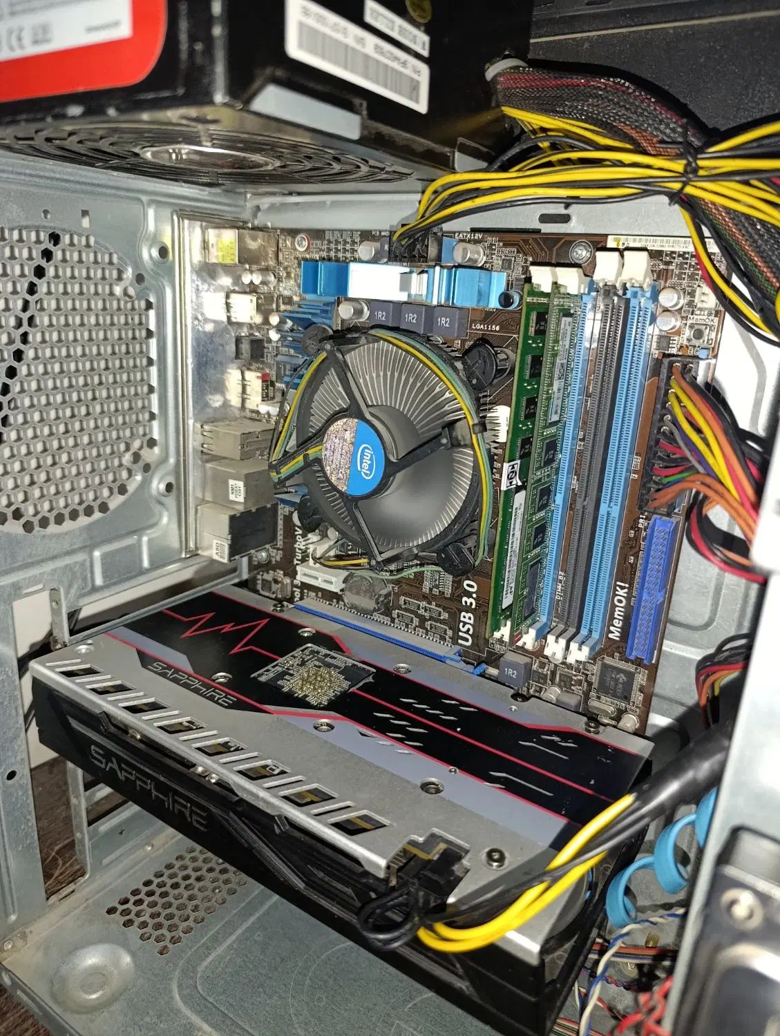 کیس گیمینگ core i5 با رام 12 و گرافیک RX|رایانه رومیزی|کرج, احدآباد|دیوار