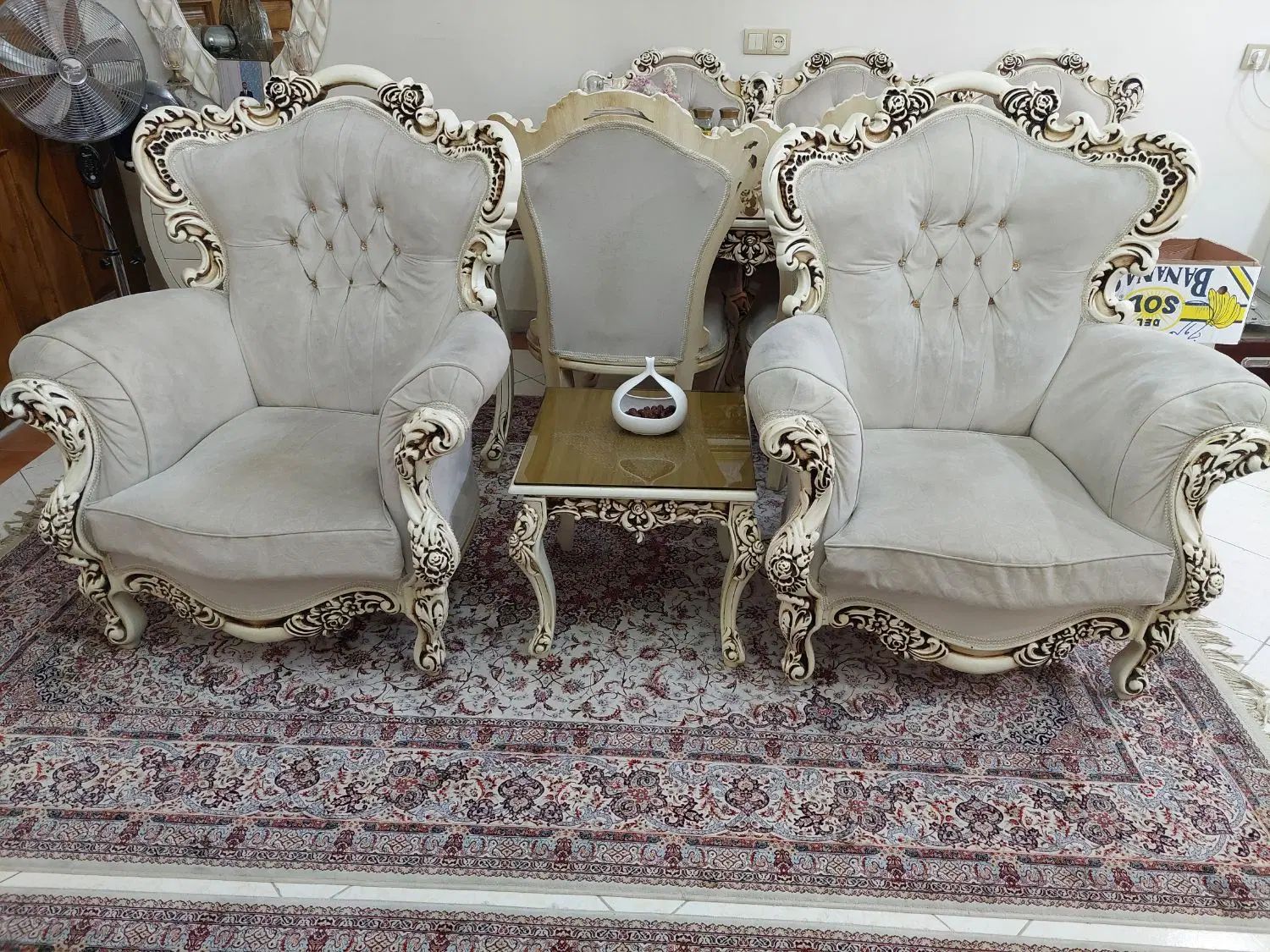 مبل ۷ نفره +ناهارخوری ۶ نفره|مبلمان خانگی و میز عسلی|تهران, امیر بهادر|دیوار