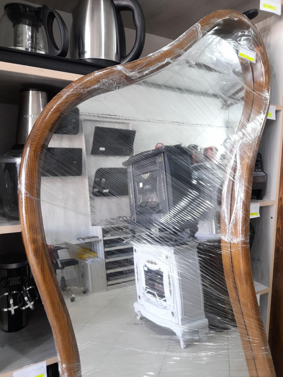 آینه ایستاده دفرمه چوب روس * اثاث مارکت|آینه|سیرجان, |دیوار