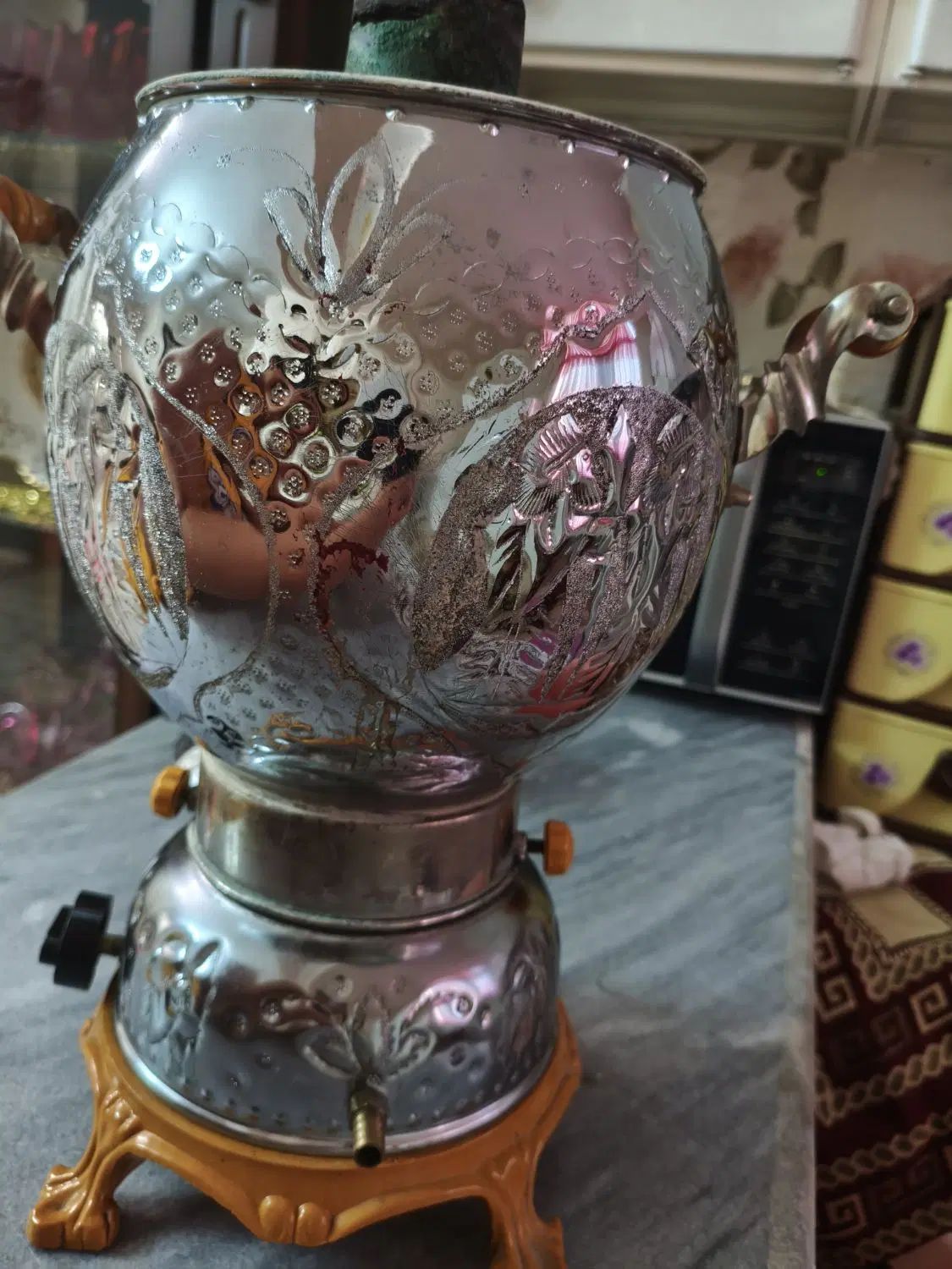 سماور گازی ۵ لیتری|سماور، چای‌ساز، قهوه‌ساز|تهران, هاشم‌آباد|دیوار