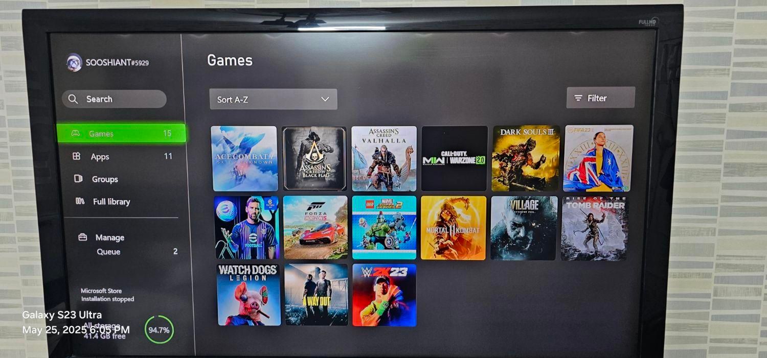 Xbox one s یک ترابایت دو دسته full game سالم|کنسول، بازی ویدئویی و آنلاین|همدان, |دیوار