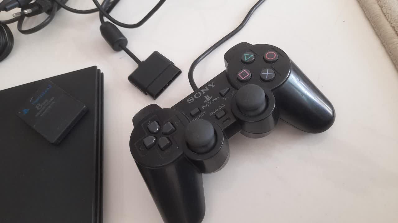 ps2 تمیز با تجهیزات|کنسول، بازی ویدئویی و آنلاین|اصفهان, فروردین|دیوار