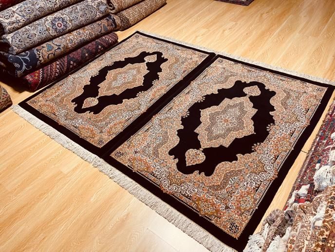 فرش جفت چله ابریشم ۱،۵ متری ۶۰ رج کرک|فرش|تهران, سلسبیل جنوبی|دیوار