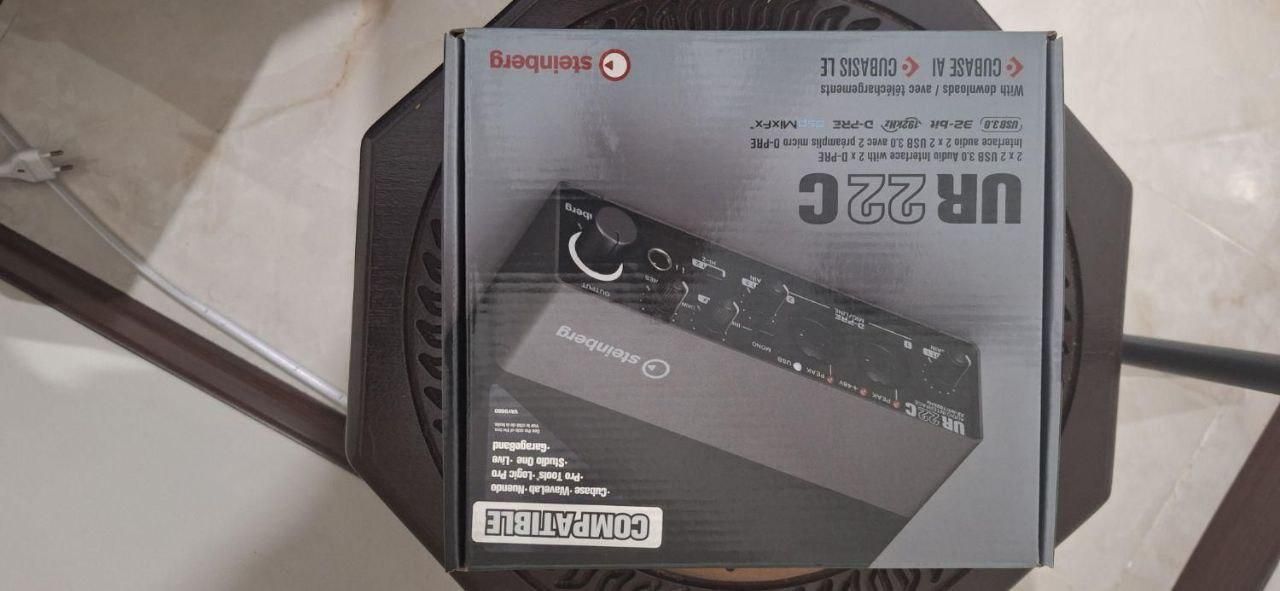 میکروفون استودیوییLCT240PRO کارتصداUR22C هدفونM20x|آلات موسیقی|تهران, فردوس|دیوار